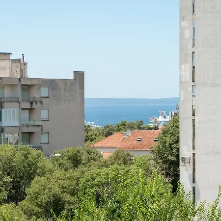 Modern Marija With The Balcony And The Sea View Split